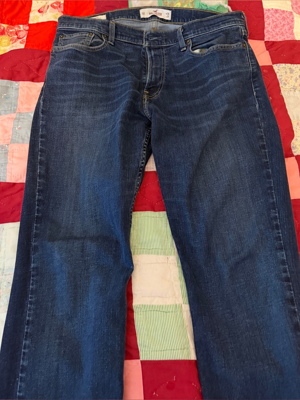 Hollister Indigo Blue Straight Jeans